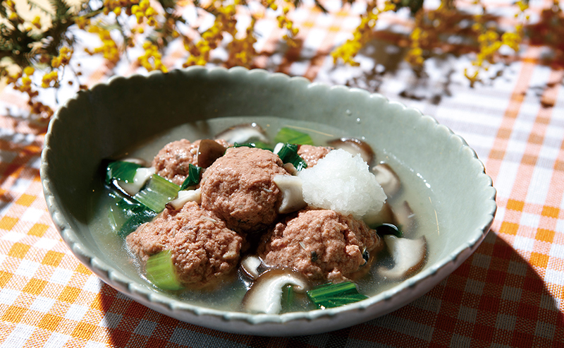 鱒のつみれ和風あんかけ