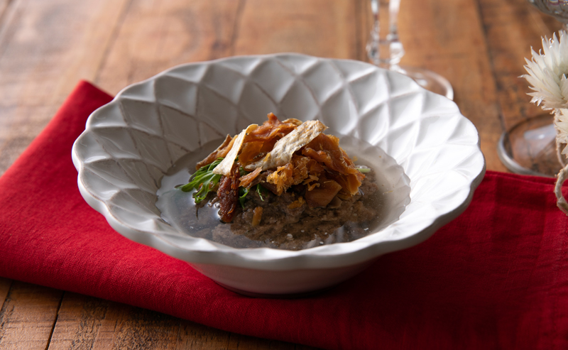 野うさぎと真鯛のスープごはん