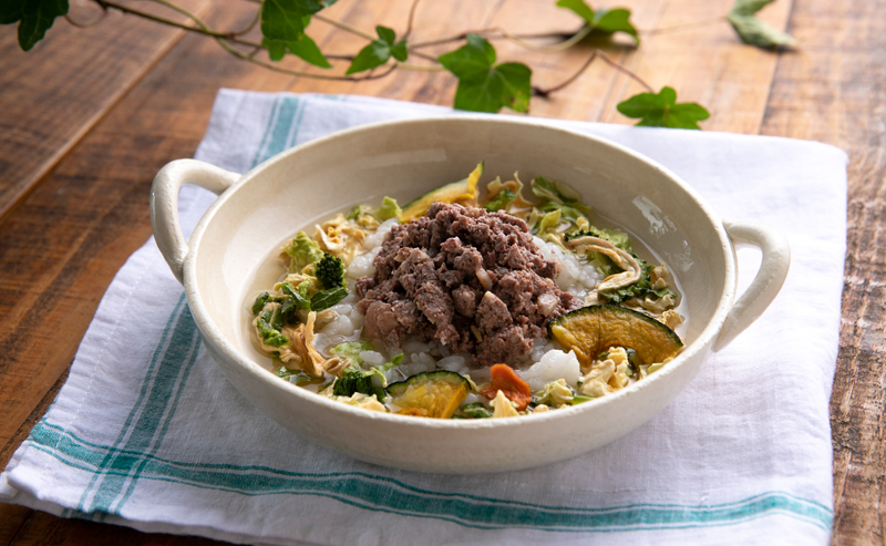 鶏と野菜の雑炊